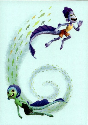 Card luca disney - pixar, panini