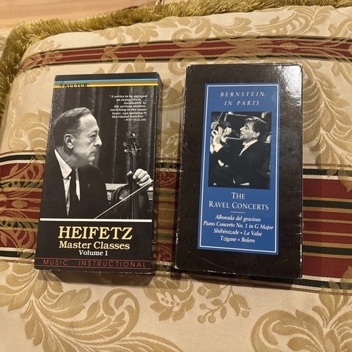 Heifetz master classes vhs - heifetz,