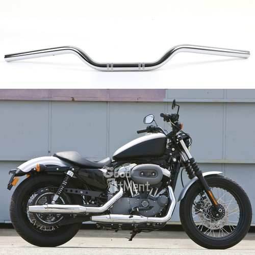 Manubrio moto tracker cromato