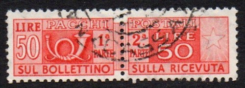 Pacchi postali 1955 - lire, 50