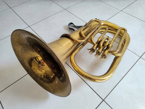 Flicorno baritono sib vintage - flicorno,
