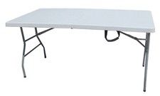 C TAVOLO IN ACCIAIO E HDPE