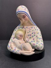 Scultura madonna bambino Lenci