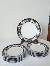 Servizio Piatti Da Torta Porcellana Vintage Le Perle