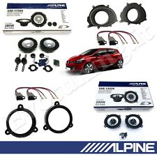 Kit 6 Casse Altoparlanti Alpine Anteriori e Posteriori per Renault Clio IV