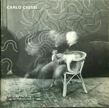 CARLO CIUSSI AA.VV. GALLERIA PLURIMA 0  SPILLATO