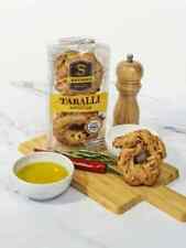 5 Confezioni Taralli Napoletani alle mandorle da 160gr, Prodotto 100% italiano