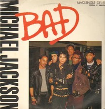 Michael Jackson Bad Vinyl Single 12inch Epic