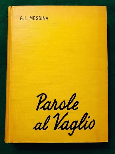 Parole vaglio giuseppe l - parole, al