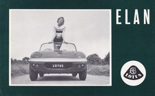 Brochure Lotus Elan.
