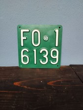 Vecchia Targa Auto Moto