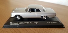 1:43 Minichamps Mercedes 280 SE 3.5 Coupe grigio argento scatola originale limitata come nuova.