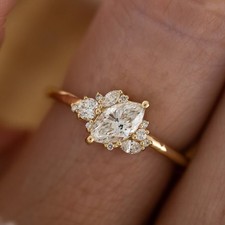 Anello design oro - design, in