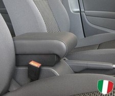 BRACCIOLO regolabile per Volkswagen Golf 5 ECO PELLE NERA -montaggio invisibile!