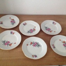 6 piatti dolce porcellana