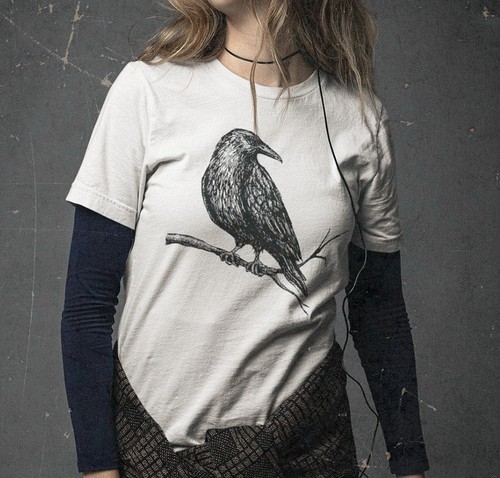 Shirt donna crow - t-shirt,