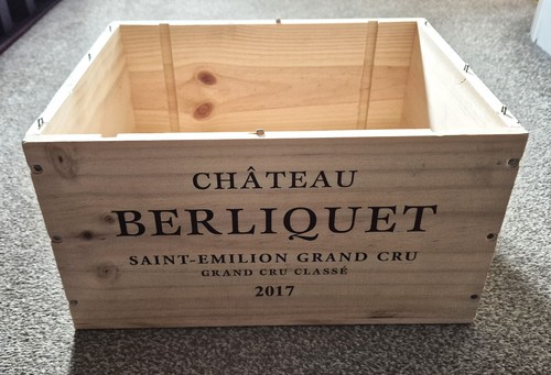 Chateau berliquet wooden wine - berliquet,