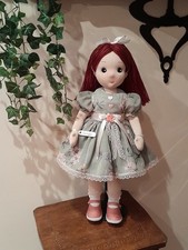 Bambola Stoffa Con Capelli