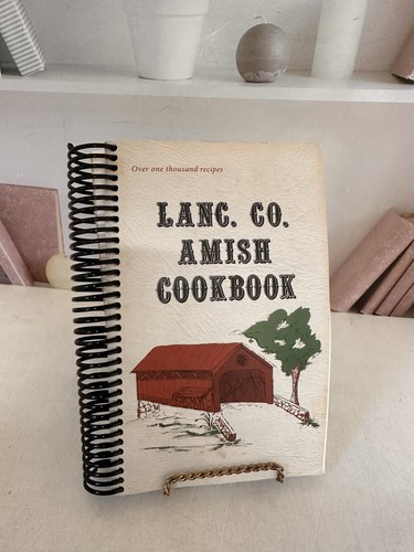 Amish cookbook spiral - amish, bound