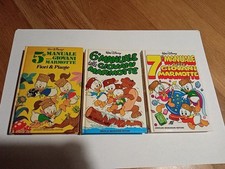3 libri Manuale delle giovani marmotte volumi 5° 6° e 7° - I Edizione Disney