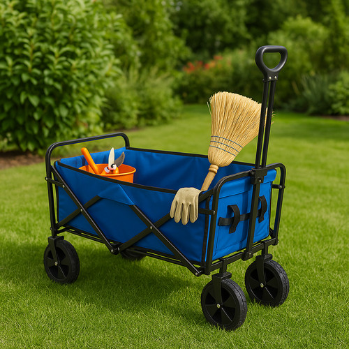 Carrello pieghevole tessuto - in,