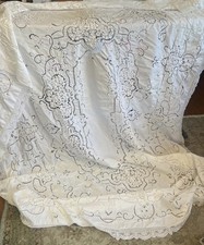 Tovaglia antica pizzo inserti