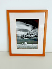 Quadro Fotografia Foto Bianco Nero Infrarosso Paesaggio Marittimo Mare 33x26 cm