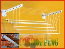 Stendibiancheria Saliscendi A Muro O Soffitto Salvaspazio Cm 160 Stendino Resina