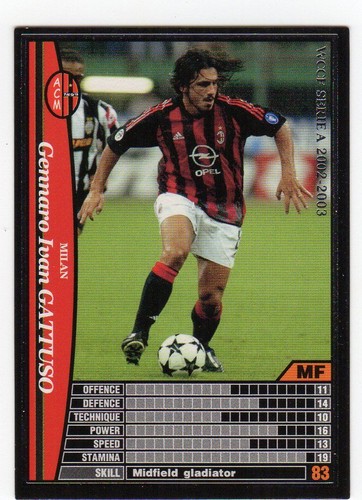 Figurina card wccf european - figurina,