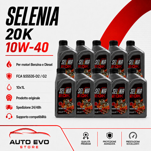 10l selenia 20k - 20k, olio