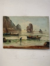 quadro antico  dipinto olio su
