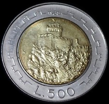 San Marino 500 Lire 1988