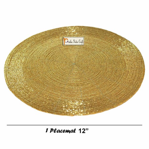Set fatto mano dorato - set, 6
