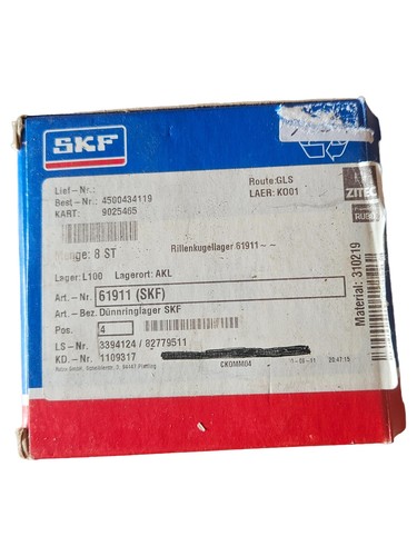 Skf cuscinetti sfera 61911 - cuscinetti,