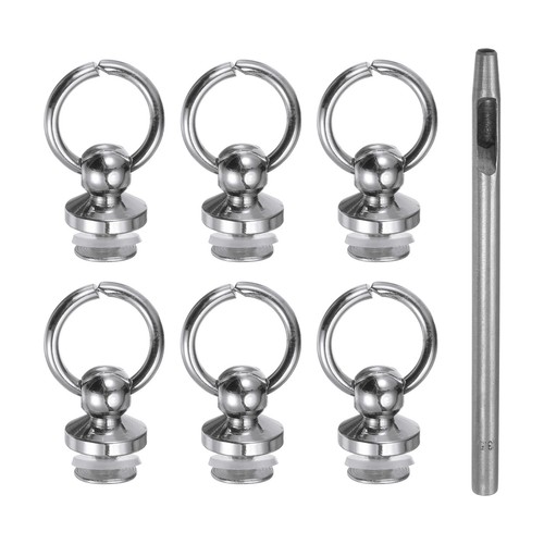 6pcs 8mm anello bottone - 8mm,