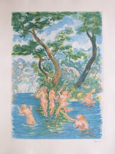 Aligi sassu acquatinta - acquatinta, 65x86