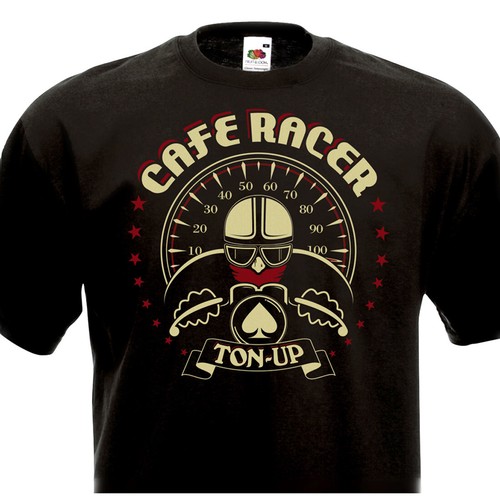 Shirt cafe racer ton - t-shirt,