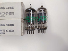 2x JAN 12AX7WA Sylvania (E83CC