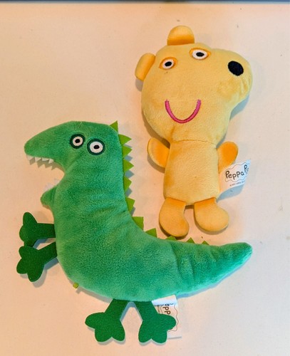 Peppa pig plush yellow teddy - peppa,