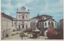 CARTOLINA  VARALLO SESIA VERCELLI SACRO MONTE FACCIATA DELLA BASILICA NON VIAGG.