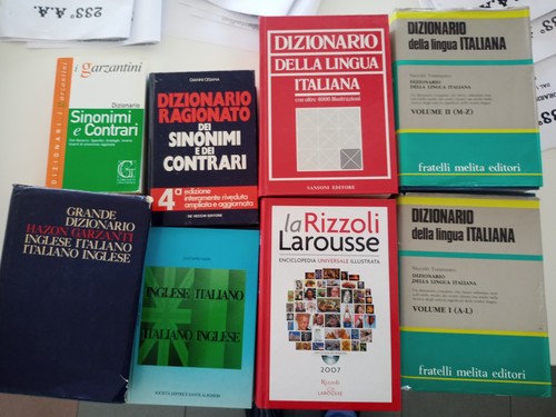 Lotto vocabolari dizionari - vocabolari,