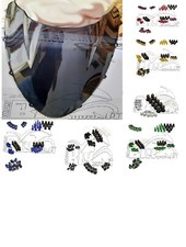 CUPOLINO PARABREZZA PLEXIGLAS DUCATI 848/1098/1198 FUME' DOPPIA BO+VITI in ERGAL