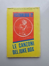 FESTIVAL BAR 1972 LE CANZONI