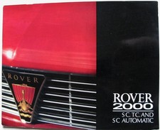 ROVER 2000 Brochure vendita
