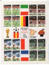 FG0587 Completo foglio usato campionato calcio - Mundial Espana 82