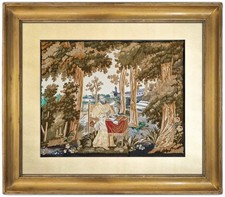 San Francesco di Sales - Marianna Elmo (o suo ambito) ricamatrice leccese '700