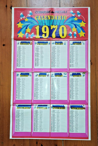 Poster calendario corriere dei - corriere,