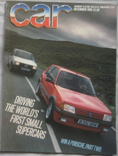 Car december 1985 featuring - december,