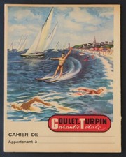 Protegge quaderno GOULET TURPIN sci nautico nuotowater skiing copybook 1