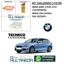 TAGLIANDO 3 FILTRI TECNECO BMW